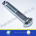 ASME Gr5 Blue Zinc Fastener Cap Screw Track Bolt